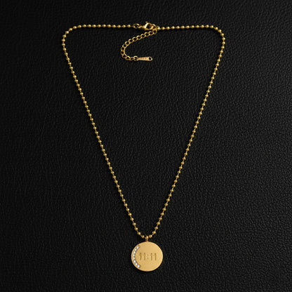 11:11 Angel Number Gold-Plated Pendant Necklace for Women | Minimal & Elegant