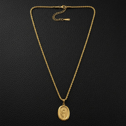 18K Gold Plated Sunflower Pendant Necklace