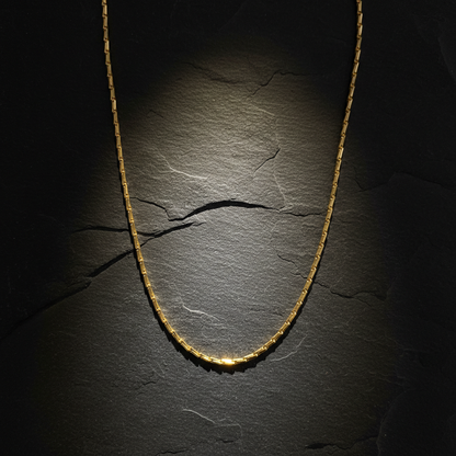 22K Gold Plated Designer Link Chain Necklace 24 Inch for Women & Girls | Elegant Daily Wear Gold Jewellery
