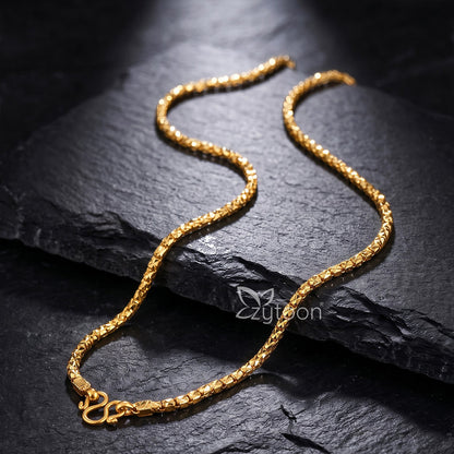 One Gram Micro Gold Plated 24inches Chain Design for Women and Girls | Jeyanthi X | 8 Pidi