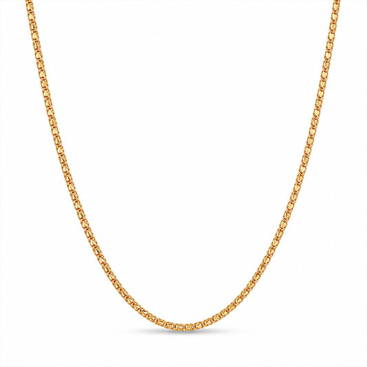 One Gram Micro Gold Plated 24inches Chain Design for Women and Girls | Heart  Cut | 8 Pidi