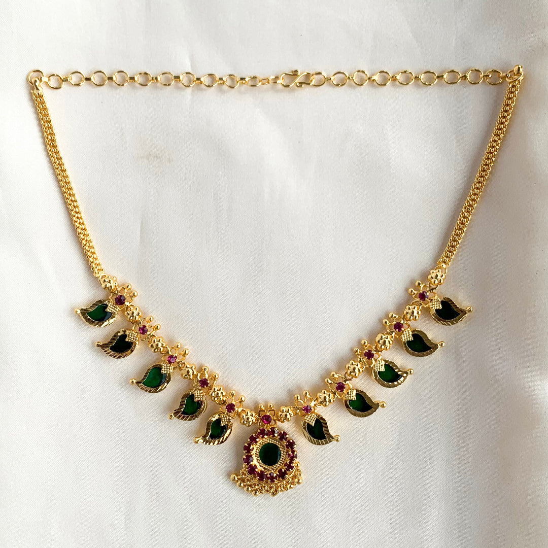 Palakka mala imitation necklace
