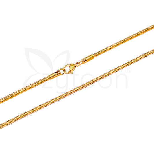 Men’s Gold-Plated Stainless Steel Bar Pendant Necklace | Sleek & Minimalist