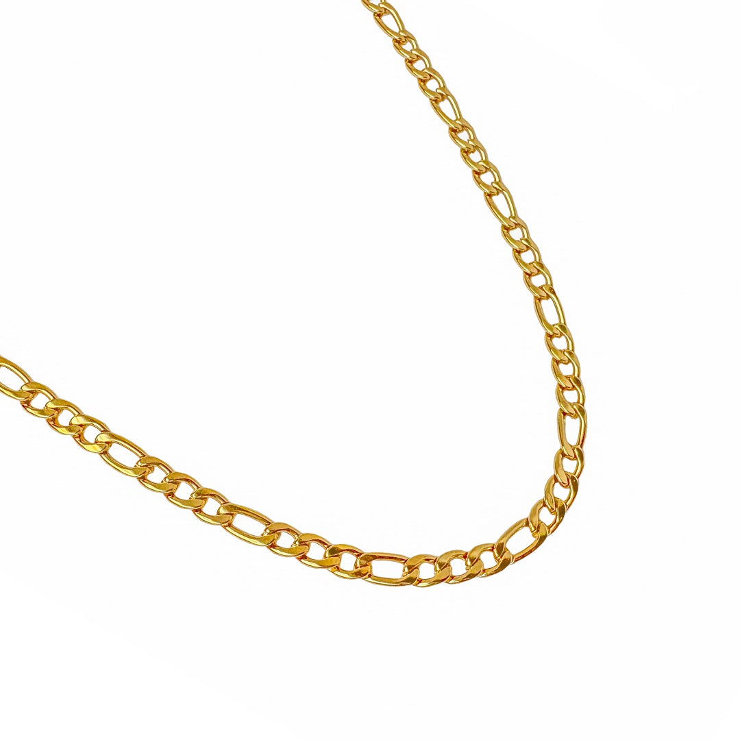 Men’s Gold-Plated Stainless Steel Chain Necklace | Bold & Stylish Cuban Link Chain