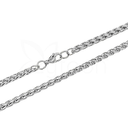 Men's Silver-Tone Franco Chain Necklace – style & durable