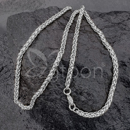 Men's Silver-Tone Franco Chain Necklace – style & durable
