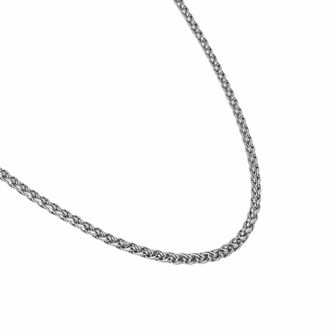 Men's Silver-Tone Franco Chain Necklace – style & durable